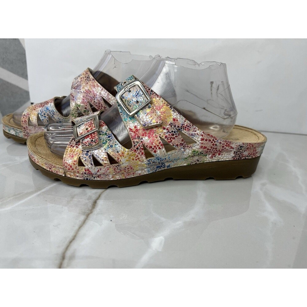 Flexus Spring Steps Delphis Slides Slip On Sandal… - image 2